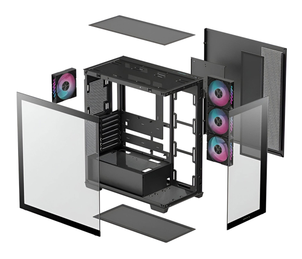 Deepcool Obudowa DeepCool CG580 4F czarna R-CG580-BKADA4-G-1 R-CG580-BKADA4-G-1              - 1336377 - zdjęcie 5